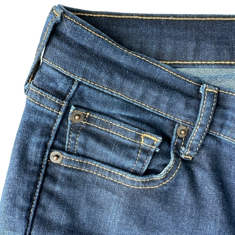 GAP DENIM MID RISE TRUE SKINNY JEANS WOMEN’S SIZE 26 PETITE - Picture 4 of 16